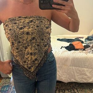 Free People Scarf Top